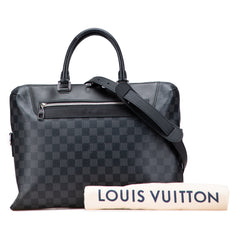 Damier Graphite Porte Documents Jour