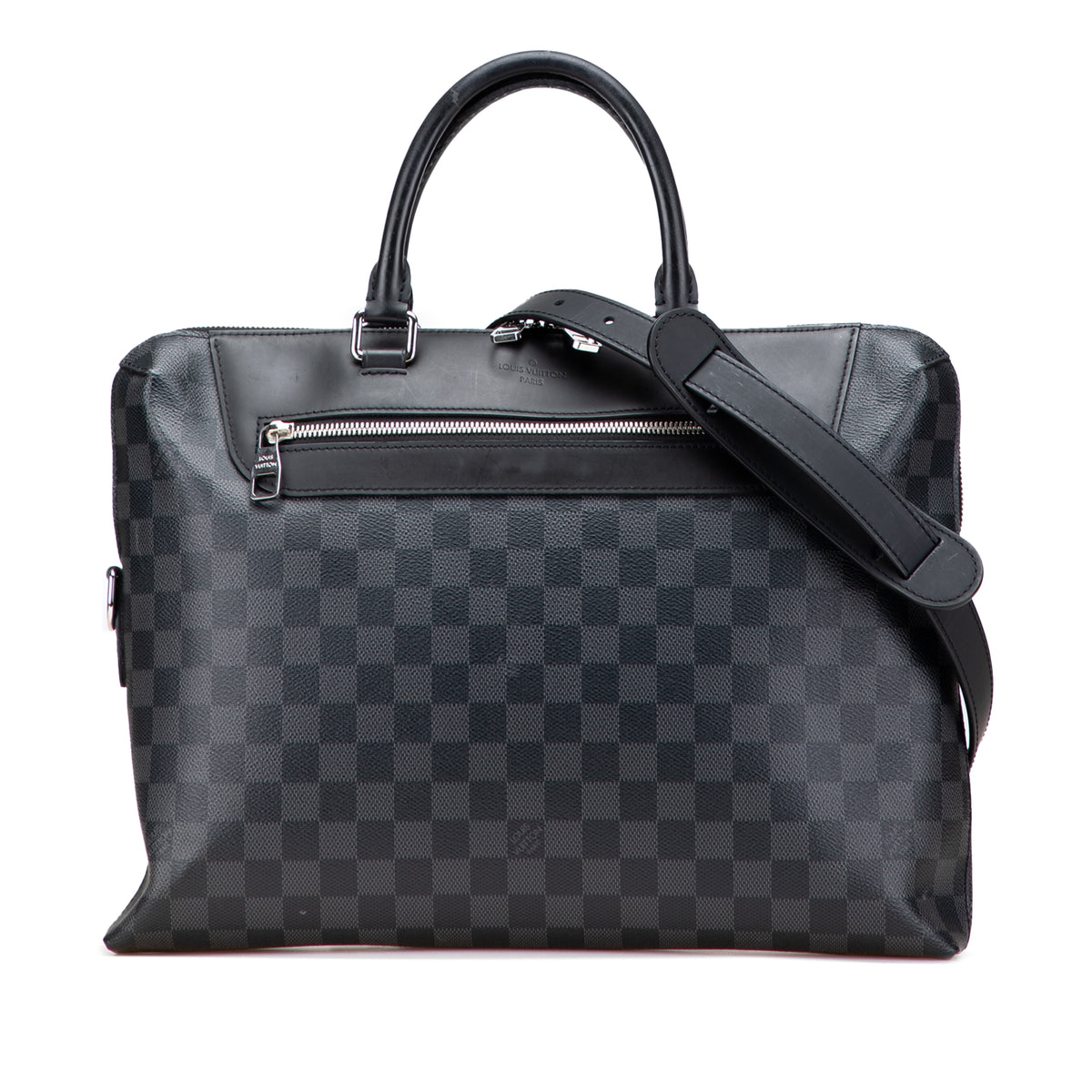 Damier Graphite Porte Documents Jour