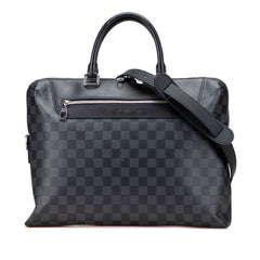 Damier Graphite Porte Documents Jour