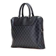 Damier Graphite Porte Documents Jour