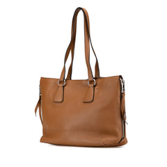 Vitello Daino Side Zip Tote