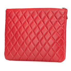 Medium Quilted Lambskin O Case Clutch