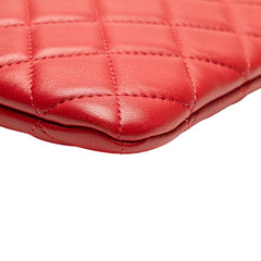 Medium Quilted Lambskin O Case Clutch