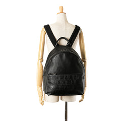 Vitello Grace Zucca Embossed Leather Backpack