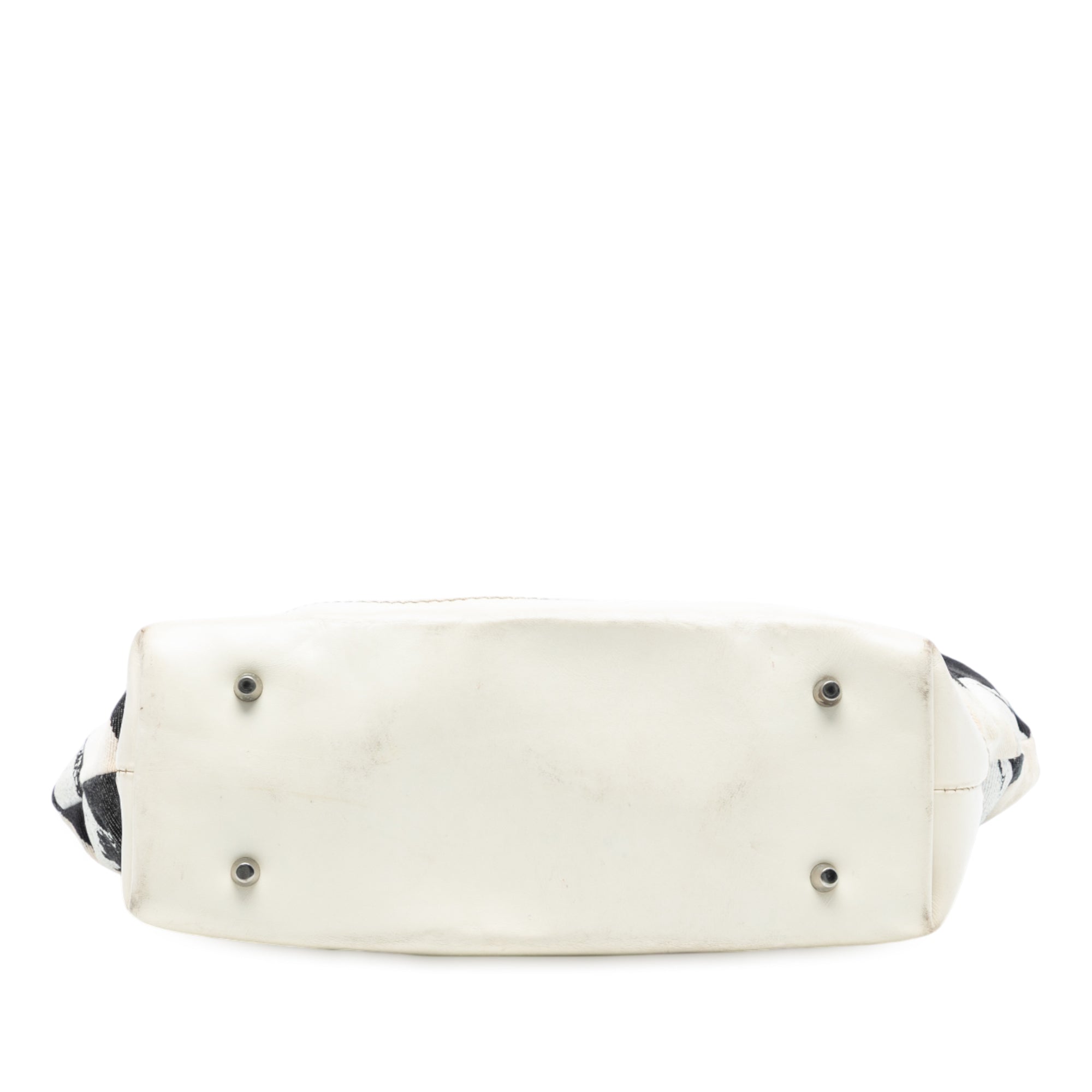 Supernova Check Painted Canvas Tote