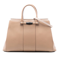 Leather Lady Bamboo Satchel