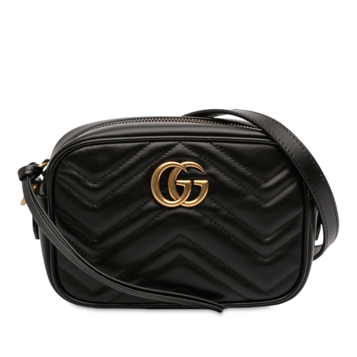 Mini GG Marmont Matelasse Leather Crossbody