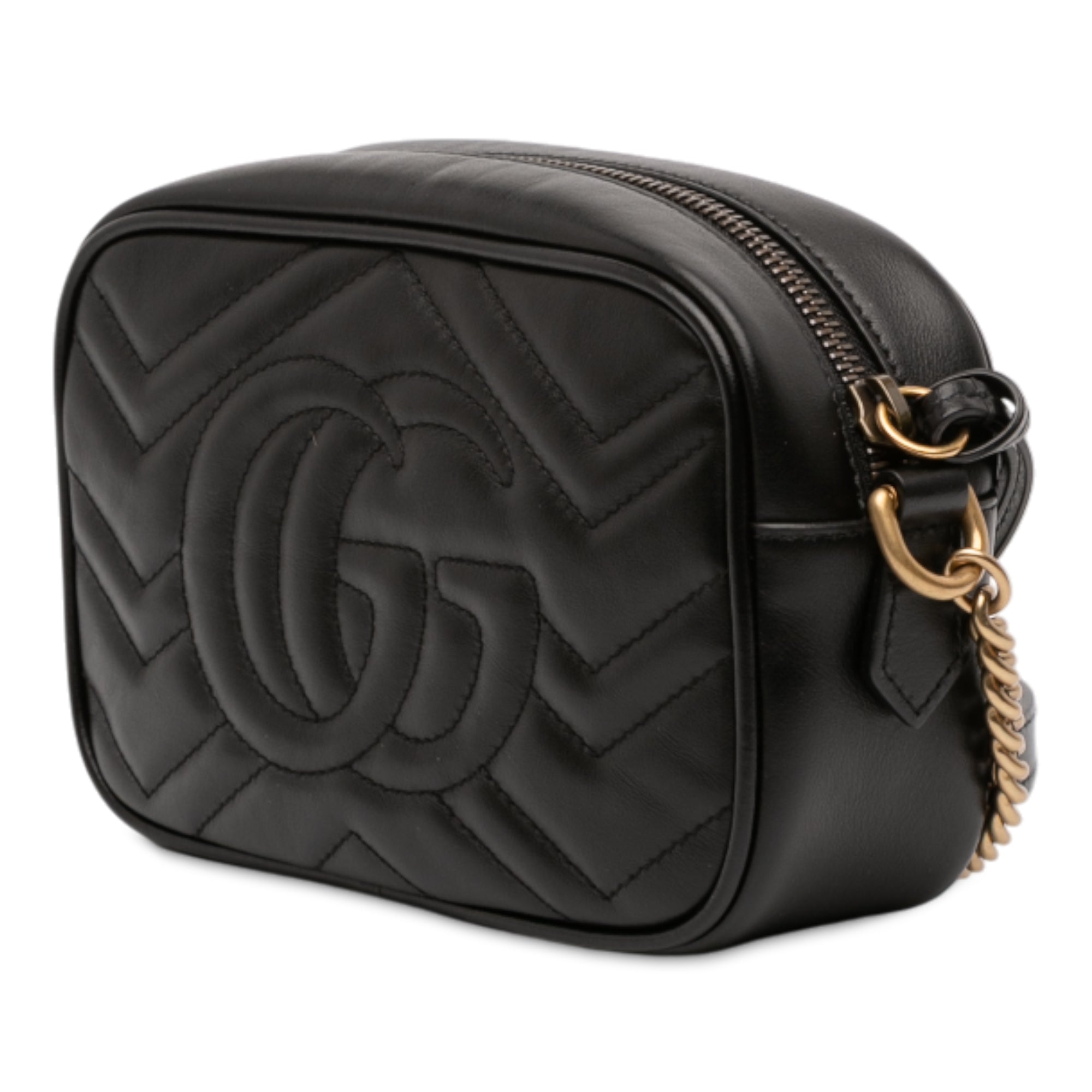 Mini GG Marmont Matelasse Leather Crossbody