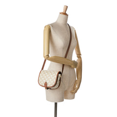 Medium Triomphe Coated Canvas Folco Crossbody