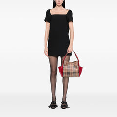 Small Haymarket Check Coated Canvas Canterbury Tote