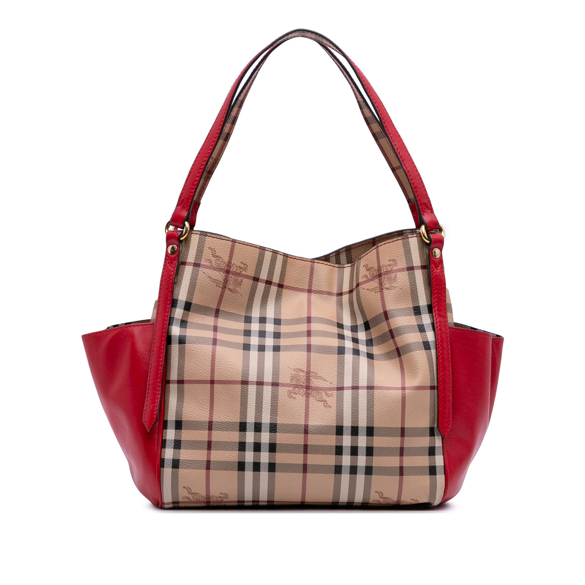Small Haymarket Check Coated Canvas Canterbury Tote