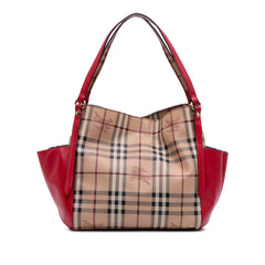 Small Haymarket Check Coated Canvas Canterbury Tote