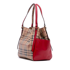 Small Haymarket Check Coated Canvas Canterbury Tote