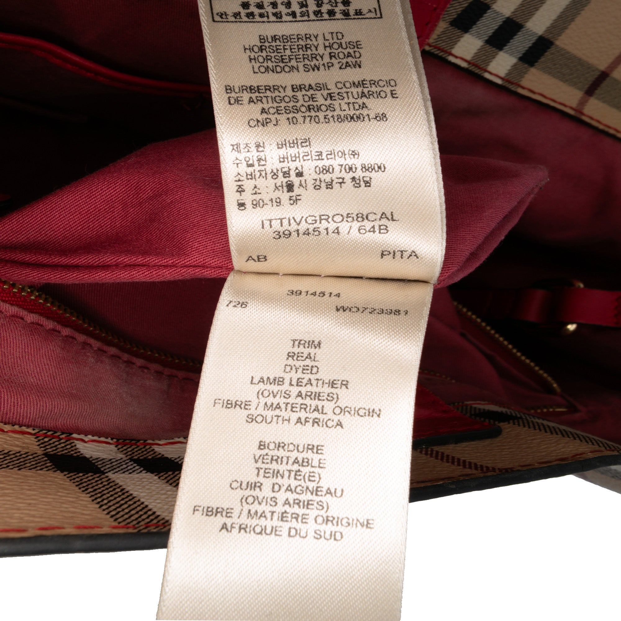 Small Haymarket Check Coated Canvas Canterbury Tote