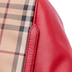Small Haymarket Check Coated Canvas Canterbury Tote