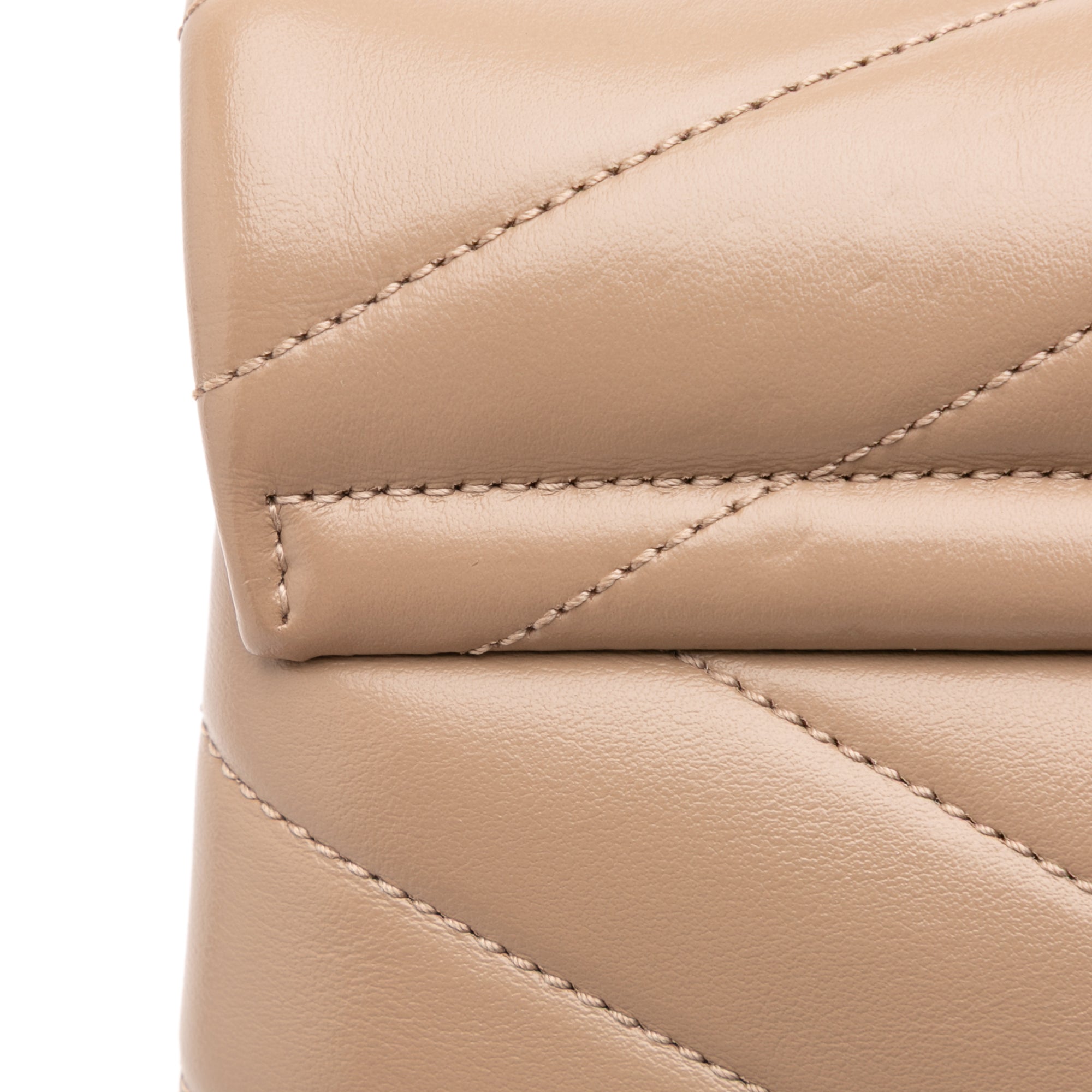 Medium Quilted Calfskin Monogram Loulou Chain Shoulder Bag
