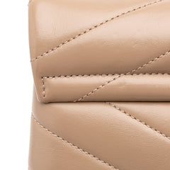 Medium Quilted Calfskin Monogram Loulou Chain Shoulder Bag