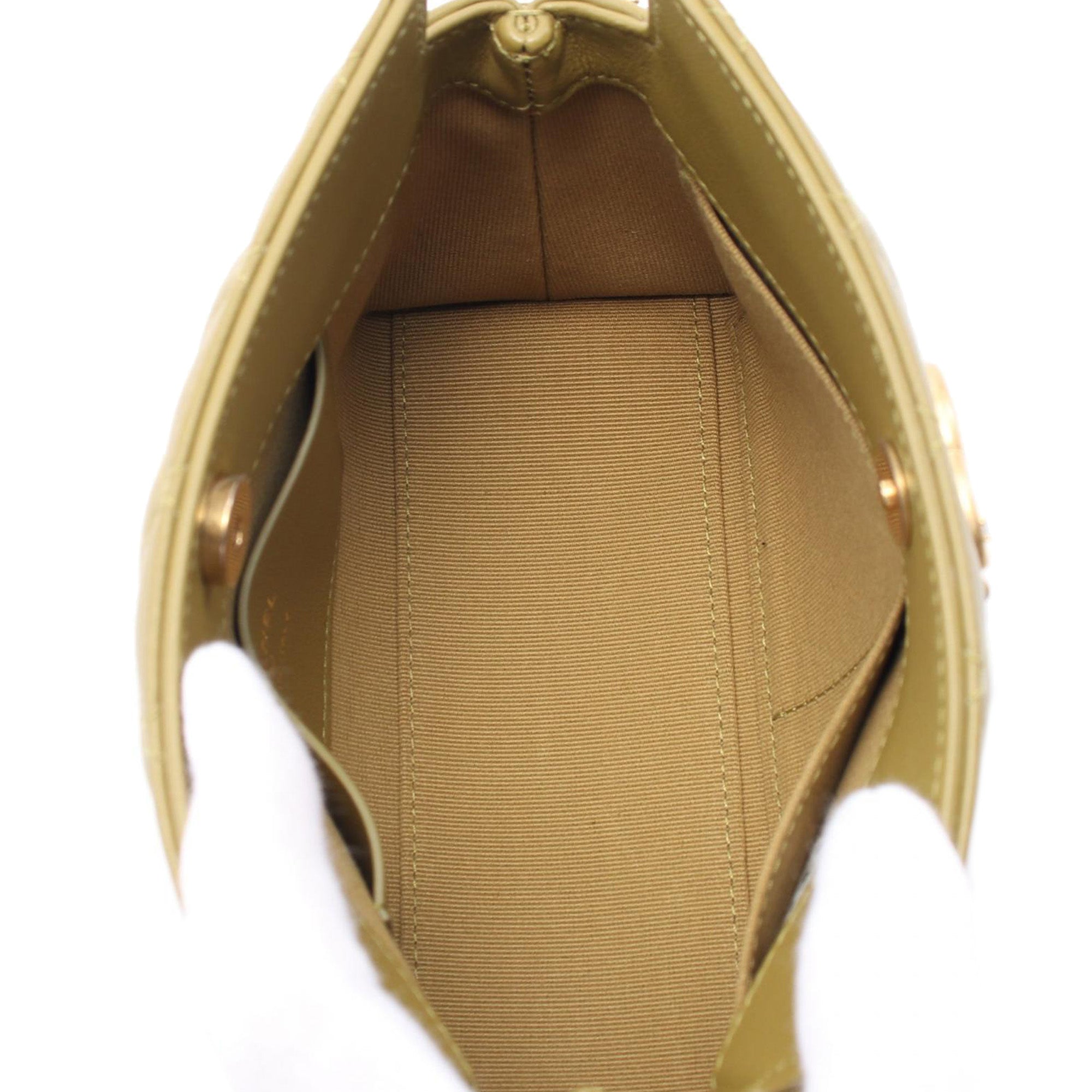 Quilted Lambskin Leo Shoulder Bag