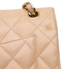 Jumbo Classic Caviar Double Flap