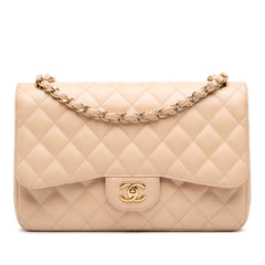 Jumbo Classic Caviar Double Flap