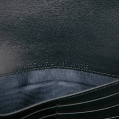 Oblique Canvas Saddle Wallet On Chain