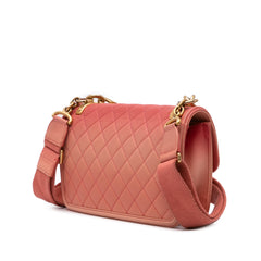 Medium Quilted Caviar Sunset On The Sea Flap