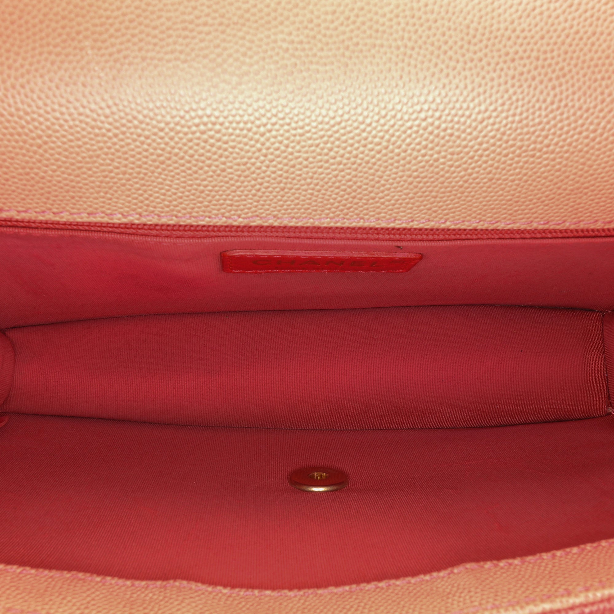 Medium Quilted Caviar Sunset On The Sea Flap