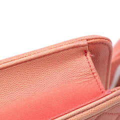 Medium Quilted Caviar Sunset On The Sea Flap