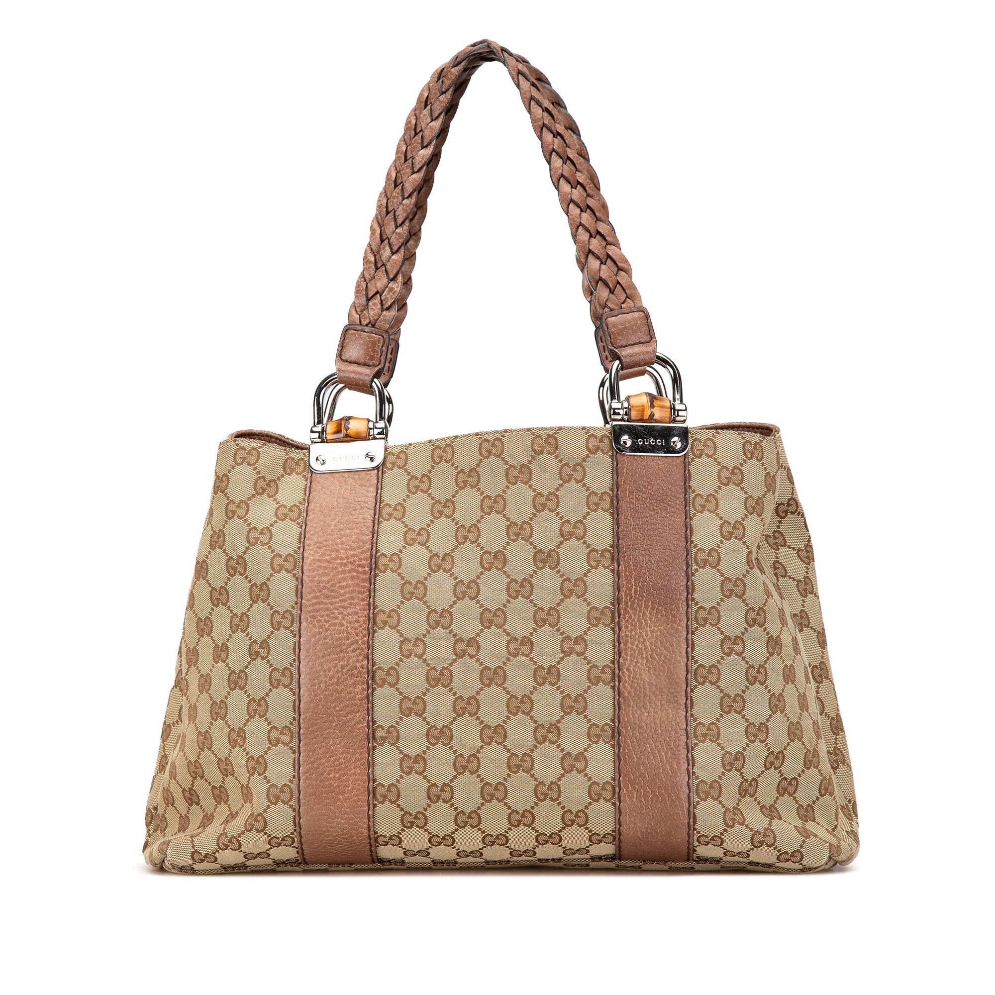 Medium GG Canvas Bamboo Libeccio Tote