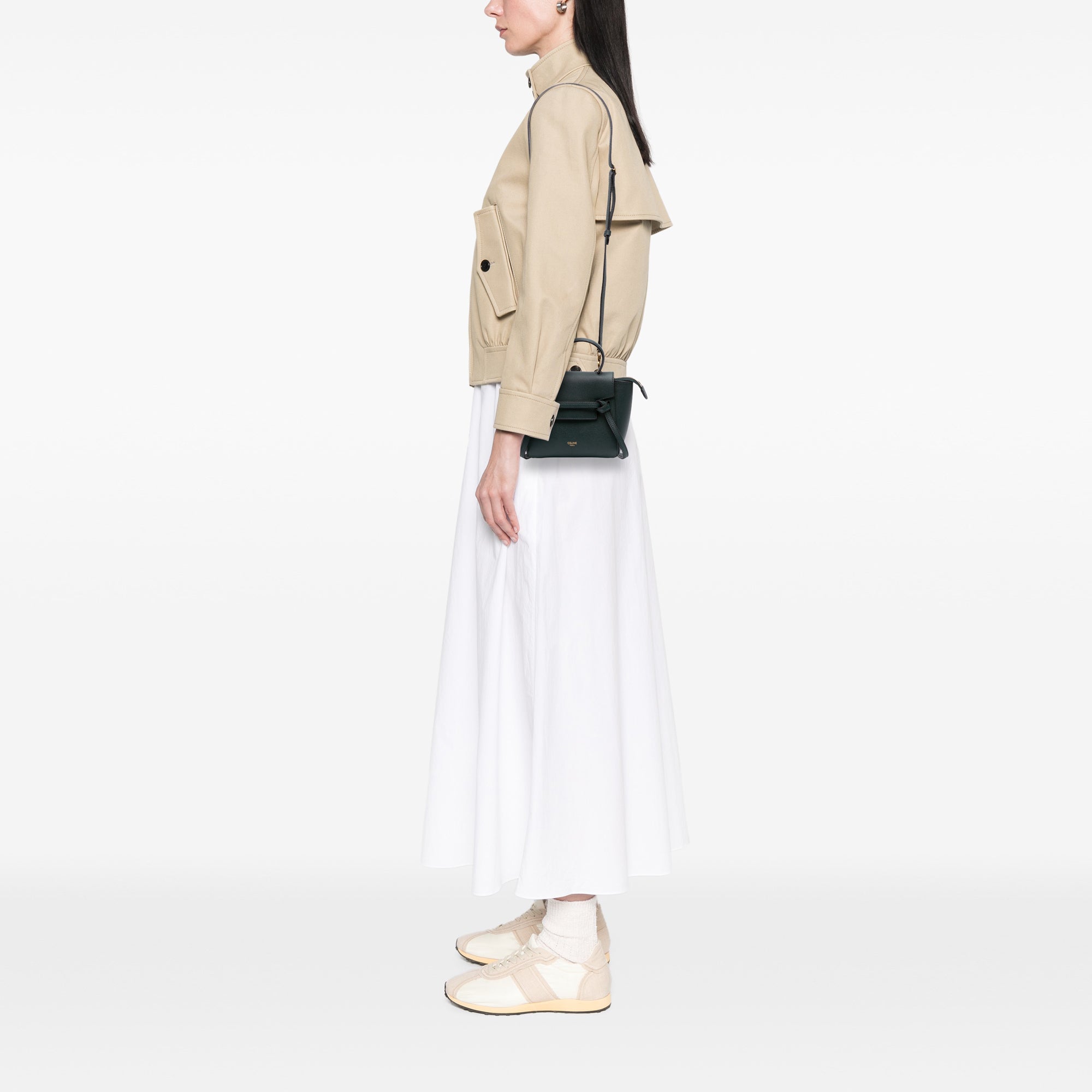 Pico Grained Calfskin Belt Bag