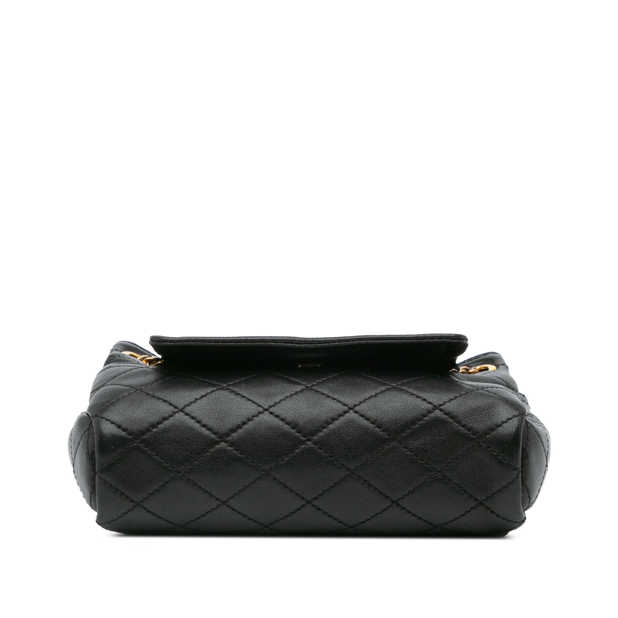 Mini Quilted Lambskin Monogram Nolita Bag