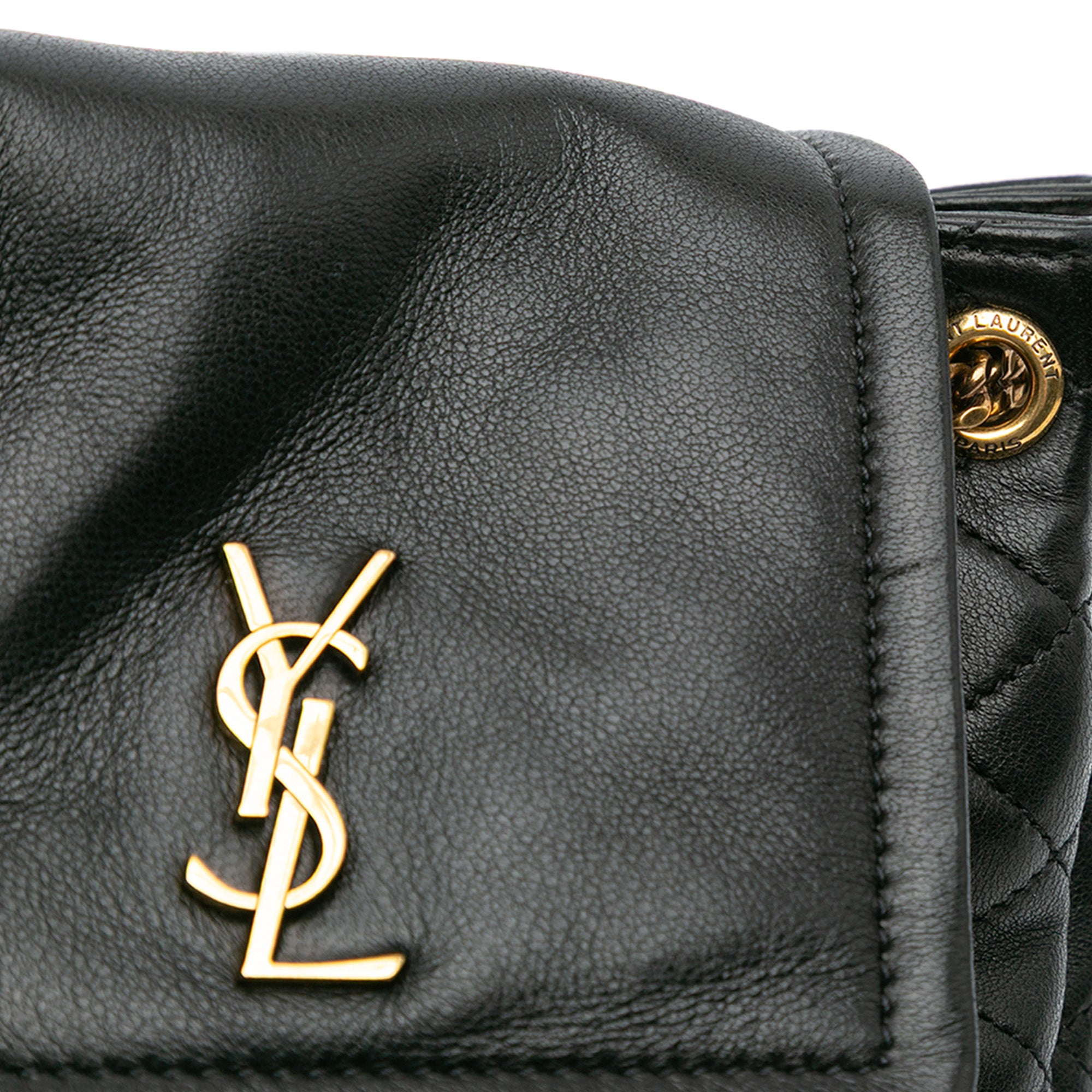 Mini Quilted Lambskin Monogram Nolita Bag