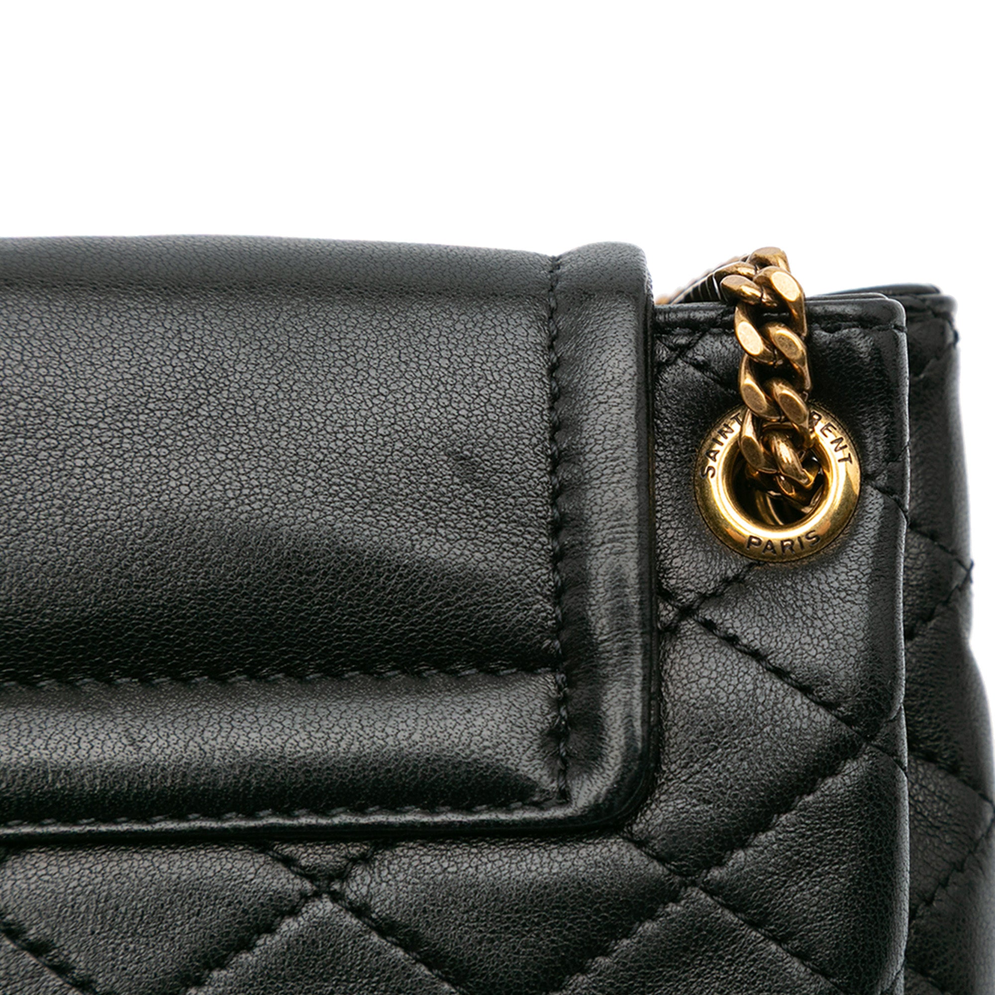Mini Quilted Lambskin Monogram Nolita Bag