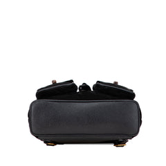 Suede Bamboo Drawstring Backpack