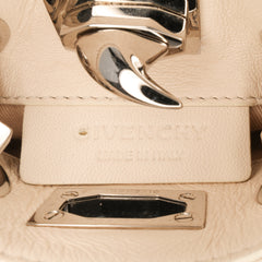 Leather Shark Lock Chain Shoulder Bag