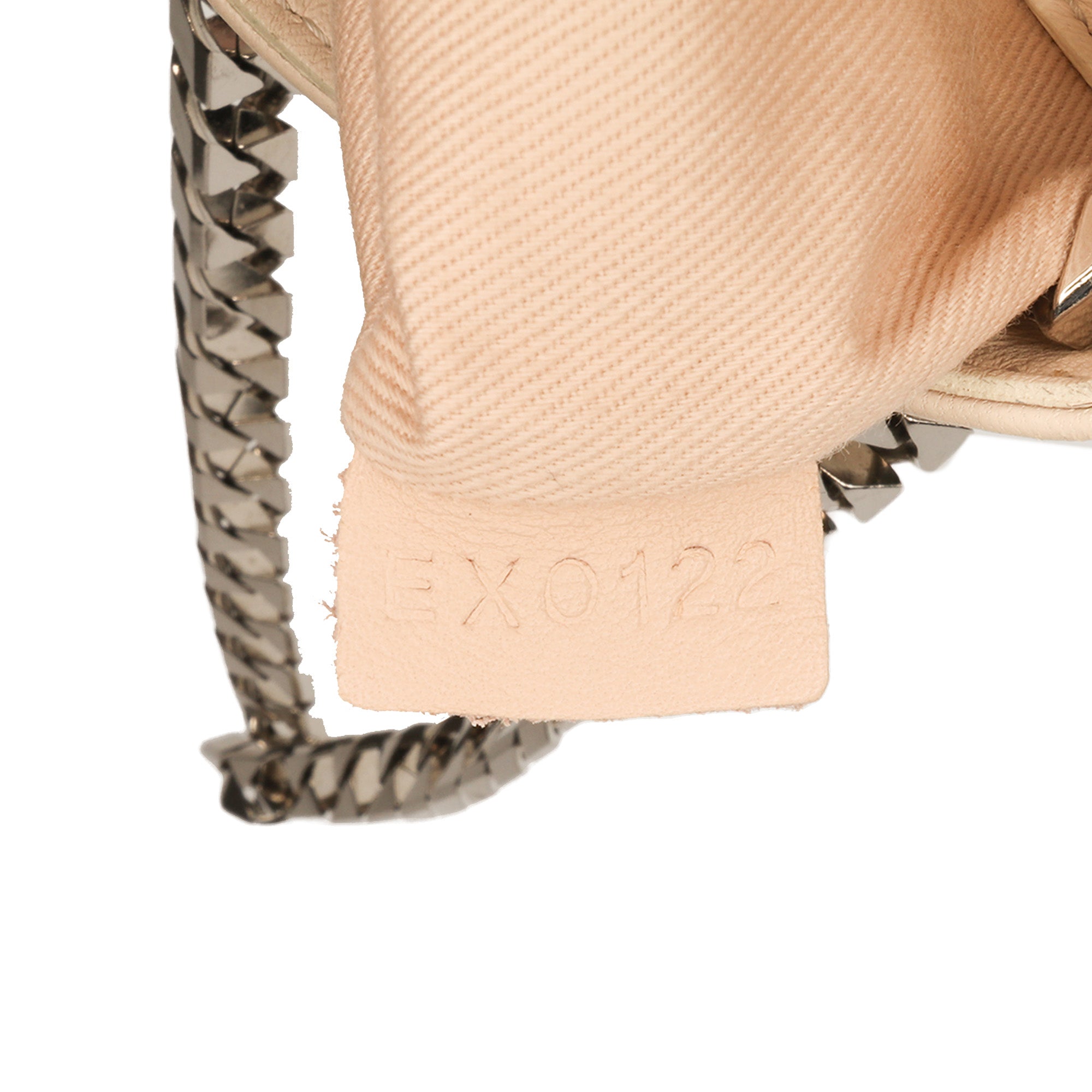 Leather Shark Lock Chain Shoulder Bag