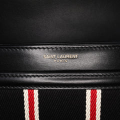 Small Canvas Striped Solferino Satchel In Box