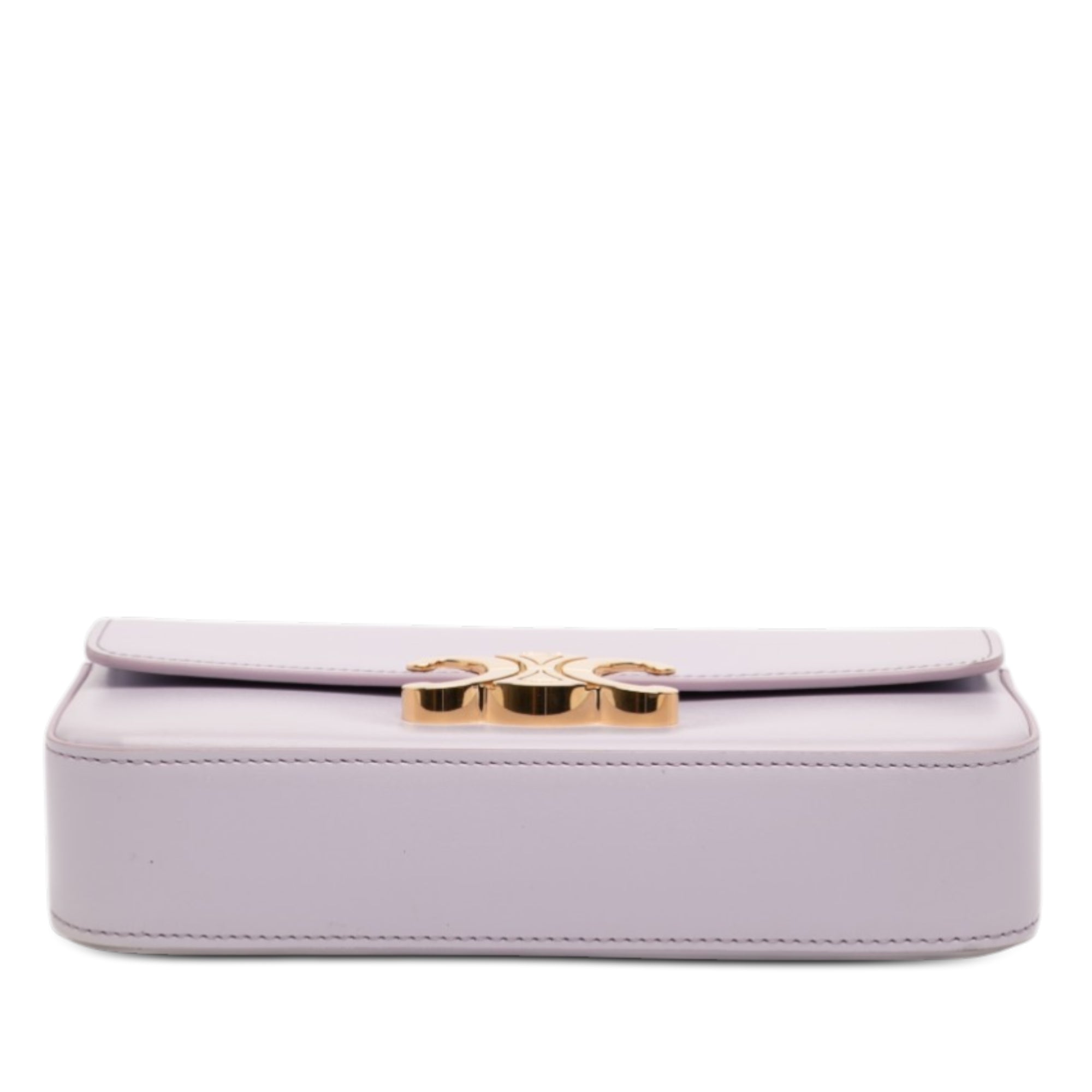 Shiny Calfskin Claude Chain Shoulder Bag