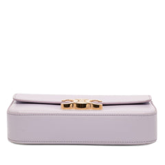 Shiny Calfskin Claude Chain Shoulder Bag