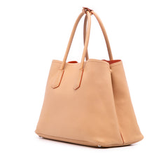 Large City Calf Double Satchel