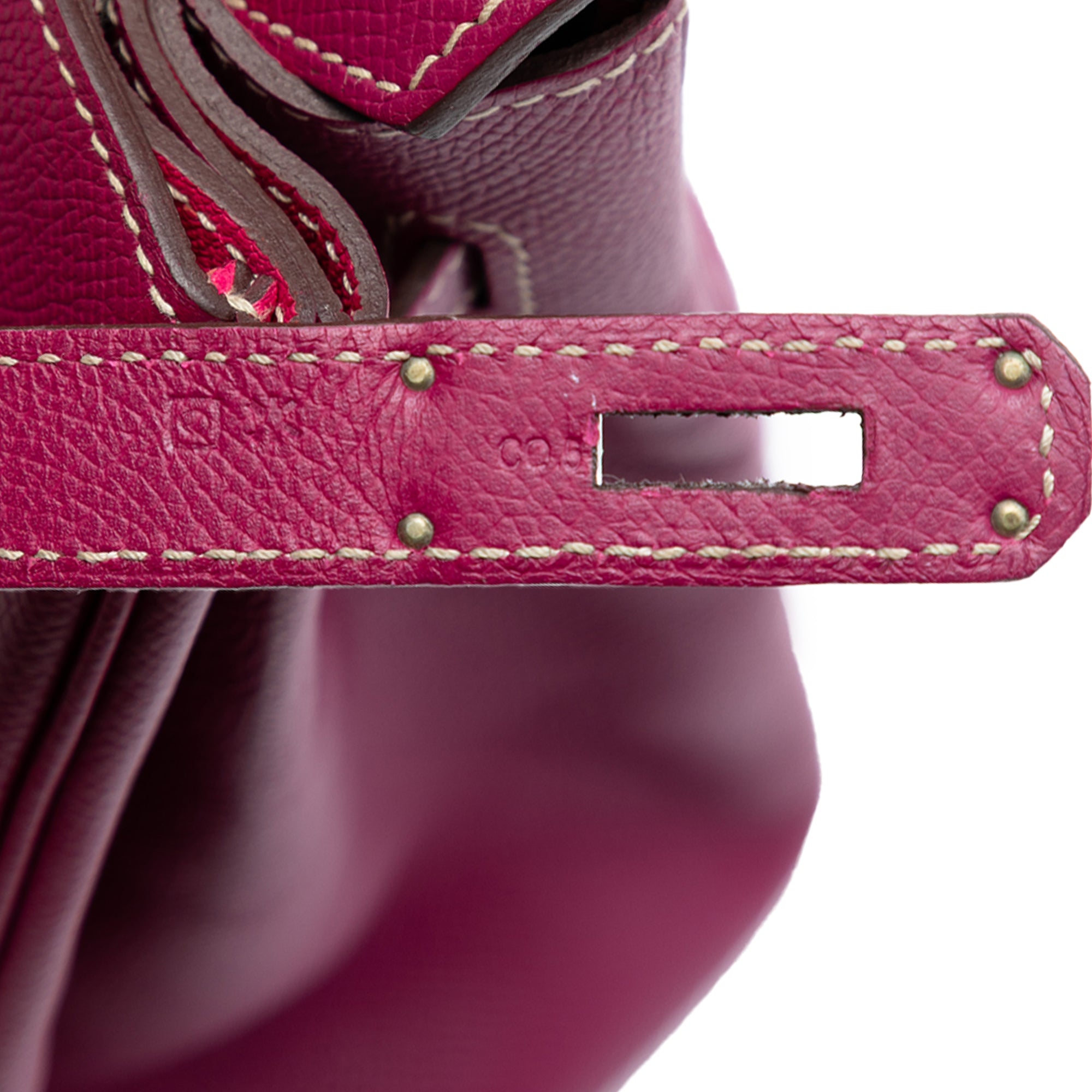 Epsom Candy Verso Birkin Retourne 35