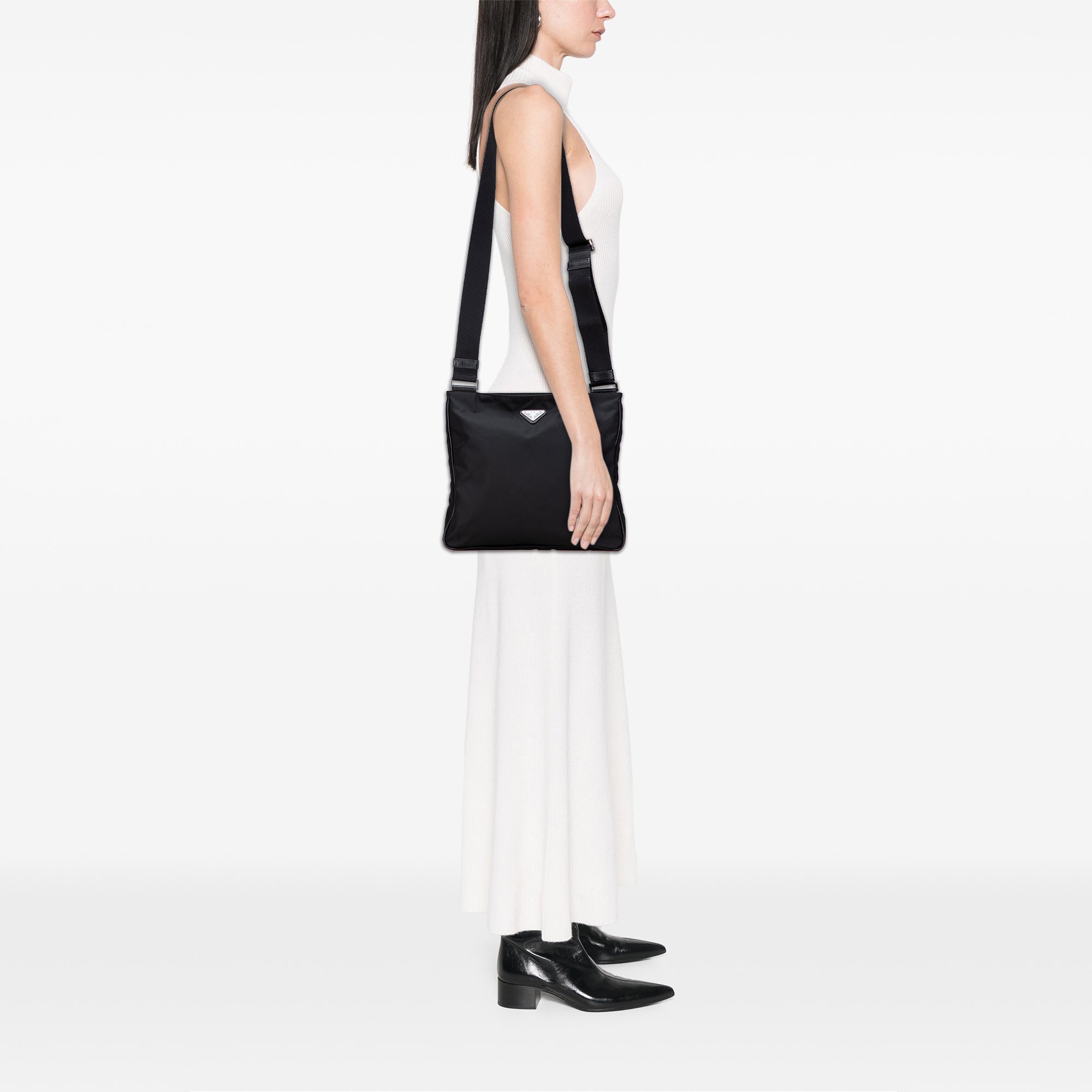 Tessuto Zip Top Crossbody