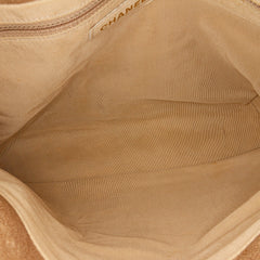Grained Metallic Calfskin Trianon Messenger Flap