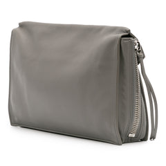 Leather Papier Sight Zip Around Clutch