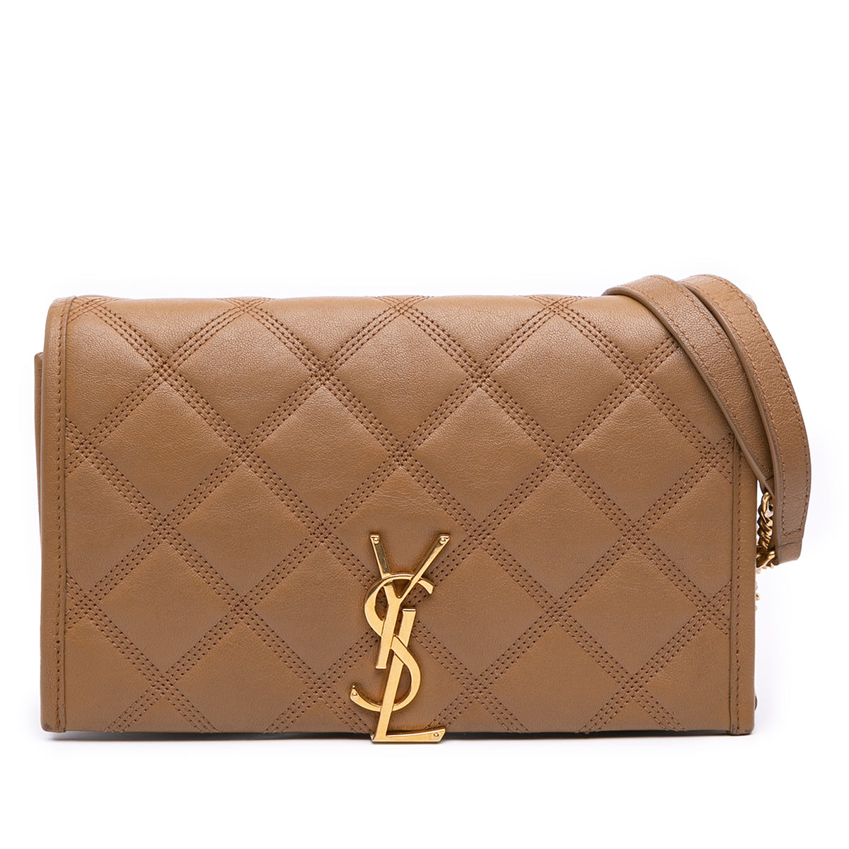 Quilted Diamond Lambskin Becky Wallet on Chain