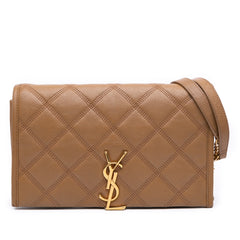 Quilted Diamond Lambskin Becky Wallet on Chain