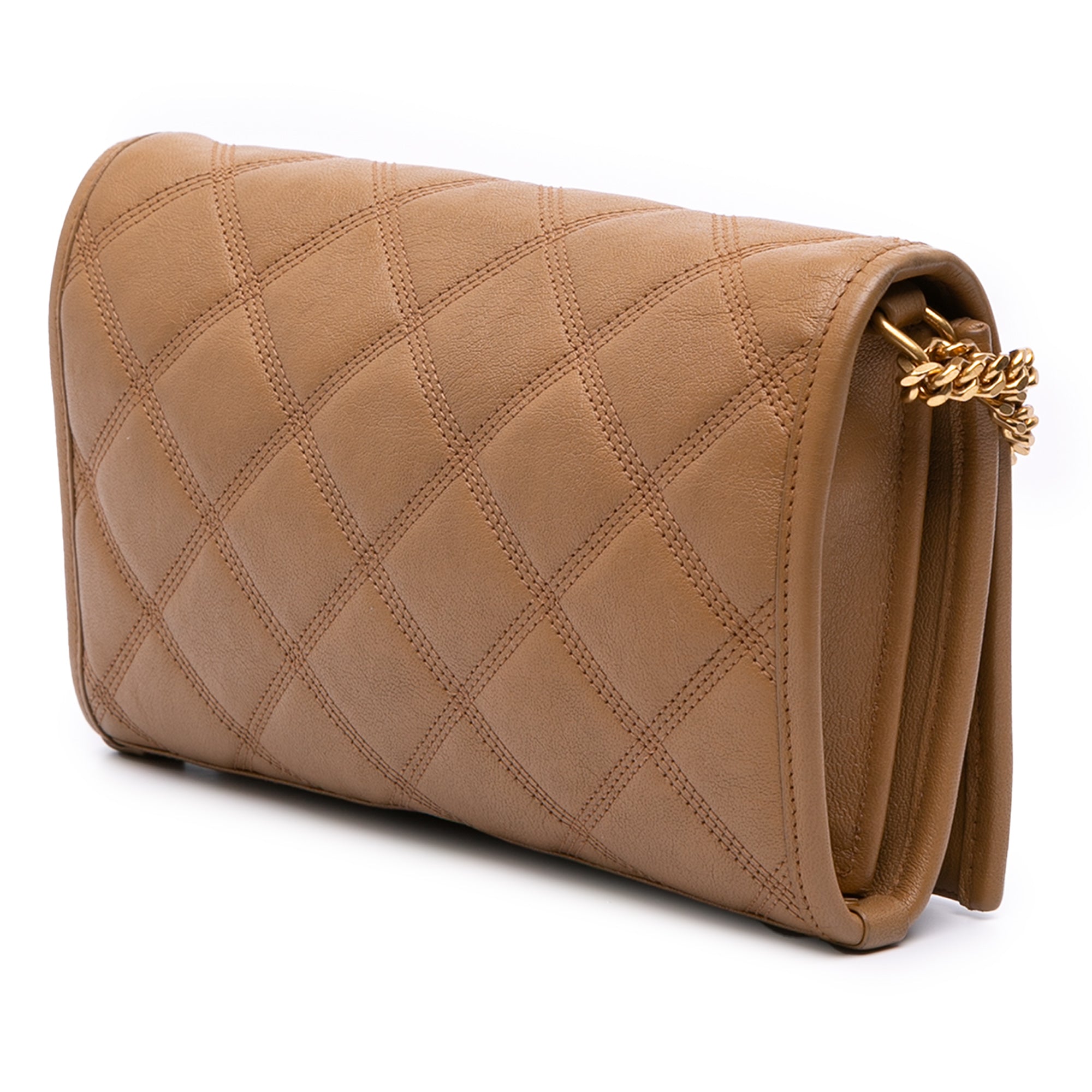 Quilted Diamond Lambskin Becky Wallet on Chain