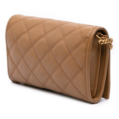 Quilted Diamond Lambskin Becky Wallet on Chain