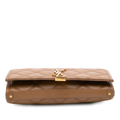 Quilted Diamond Lambskin Becky Wallet on Chain