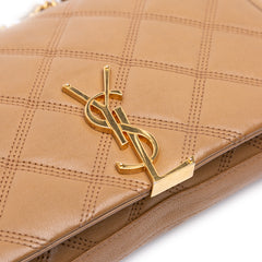 Quilted Diamond Lambskin Becky Wallet on Chain